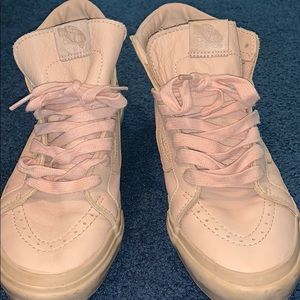 vans hightop nude size 9 womens